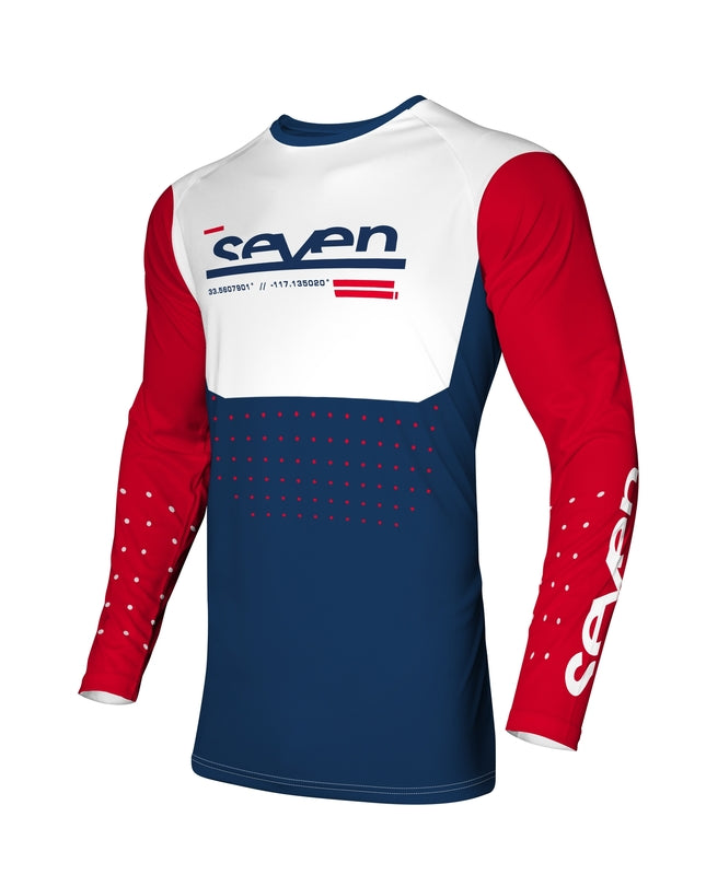 Camiseta SEVEN Vox Aperture - Rojo / Navy