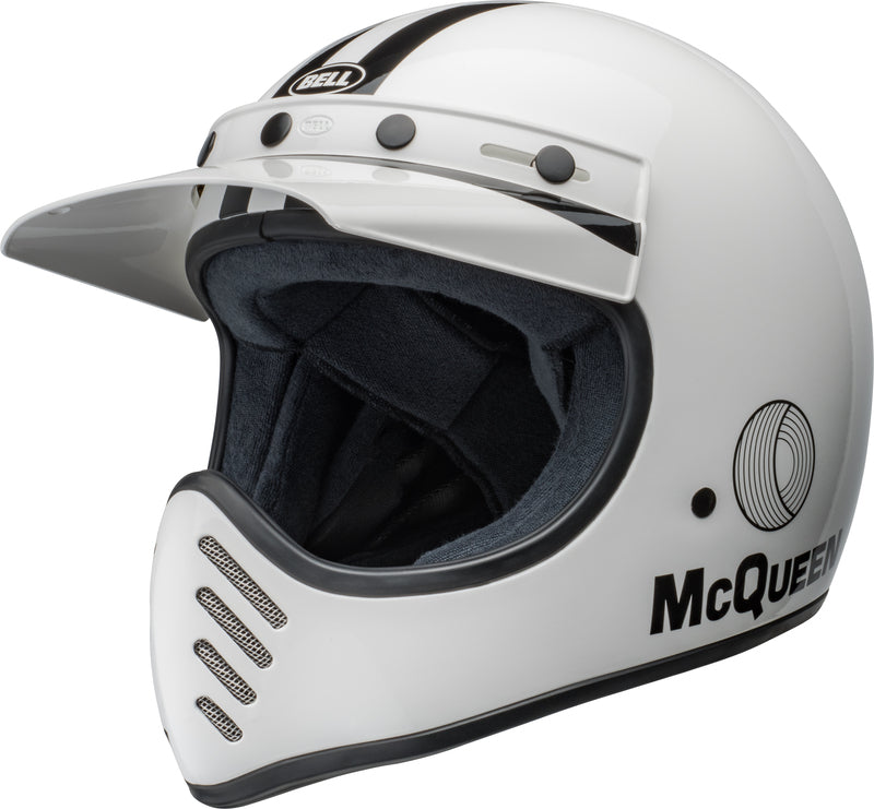 Casco BELL Moto-3 - Steve McQueen Gloss White/Black