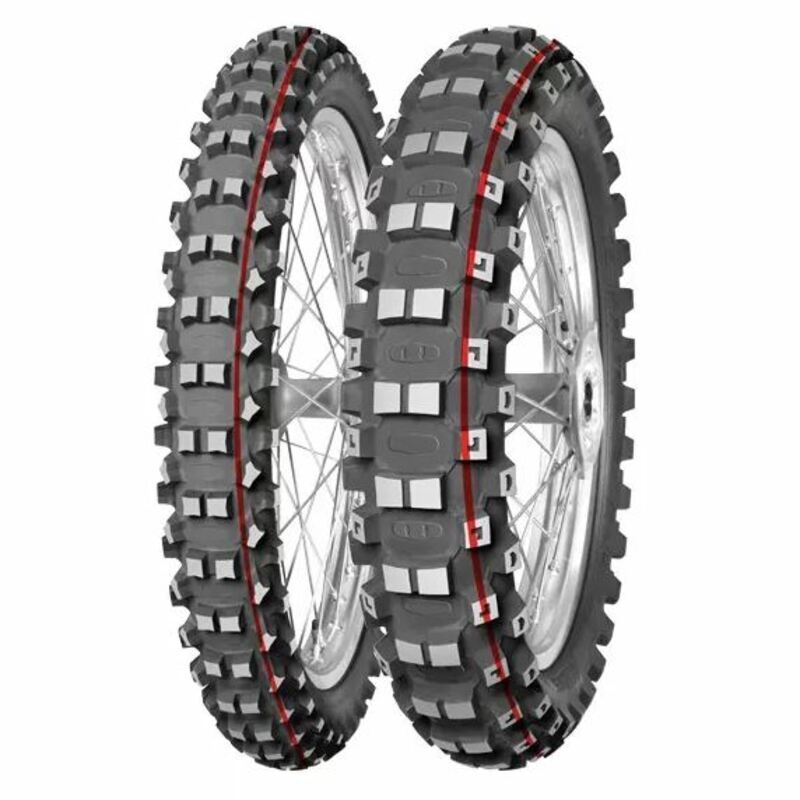 Neumático MITAS TERRA FORCE-MX MH 90/90-14 NHS 46M TT  PIT CROSS RED