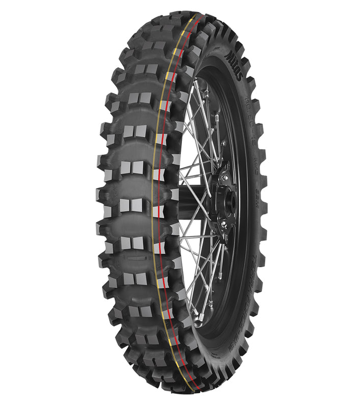 Neumático MITAS TERRA FORCE-MX SM 90/100-14 49M TT SOFT MEDIUM TERRAIN RED YELLOW NHS