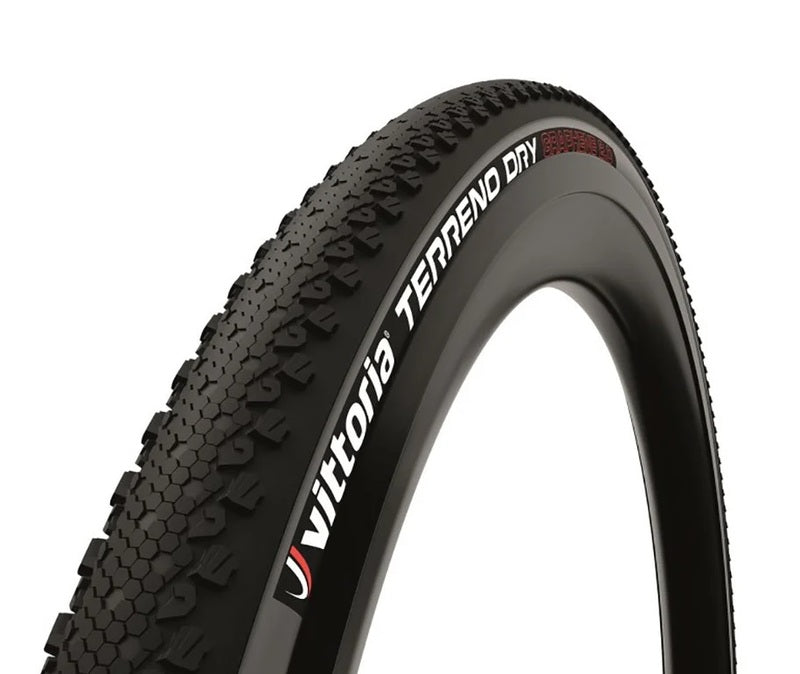 Neumático Vittoria Terreno Dry 700x35c Gravel flanco gris G2.0